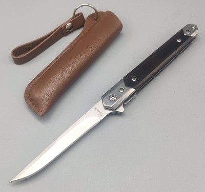 Albainox Messer Thin Skip Linerlock Folder Taschenmesser 3Cr13MoV Stahl Stamina