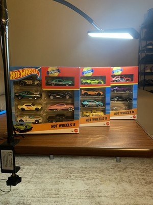 Hot Wheels Diecast 8-Car Pack Lot (3 Boxes) Unopened, Multicolor Ages 3+