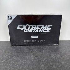 Dunlop Golf Balls x 15 Extreme Distance Factory Sealed NEW White Balls