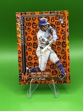 2025 Topps Update #US336 Luisangel Acuña Holiday Jack O’Lanterns