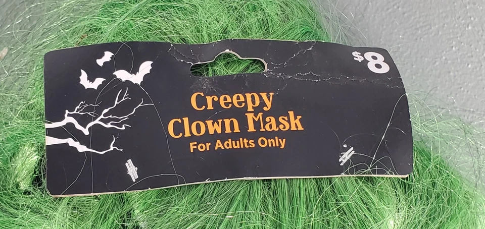 The Joker Halloween Scare Prank Mask & Wig Costume Accessory Mens Adult - Image 3 of 4