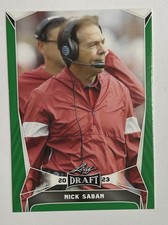 2023 Leaf Draft Green Nick Saban #26