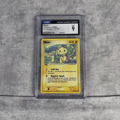 Minun graded CGC 9 for sale on eBay