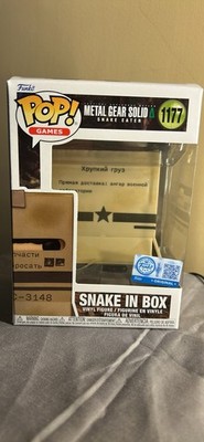 Funko Pop! Vinyl Metal Gear Solid Snake in Box #1177 Figure