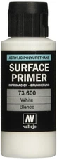 Vallejo White Primer Acrylic Polyurethane, 60Ml
