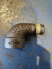 2000 WOG Malleable Black Iron 90 Street Elbow 3/8" NPT Fitting Class 300