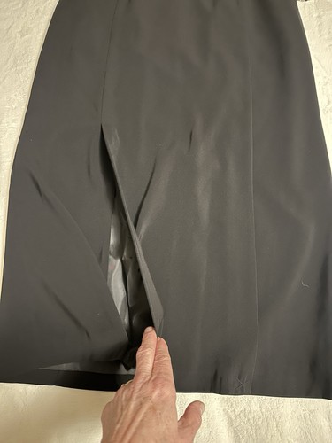 NWT Norton McNaughton Long Black Straight Skirt Women's 14P Business Capsule - Picture 5 of 13