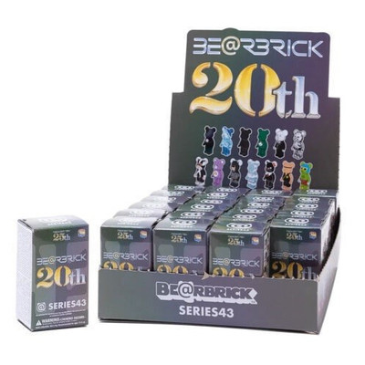 Bearbrick Series 43 Case 100% Size (24 Blind Boxes) Medicom Toy Be@rBrick