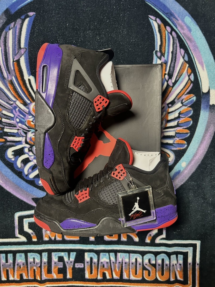 Size 8 - Jordan 4 Retro NRG Raptors 2018 Great Condition Drake OVO 