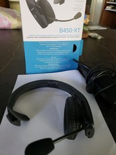 BlueParrott B450-XT Noise Canceling Headset Custom Button 300ft area 204270