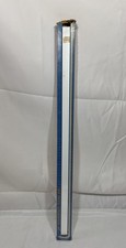 Vintage NOS 24" Bathroom Towel Bar Replacement White Plastic 3/4" Square