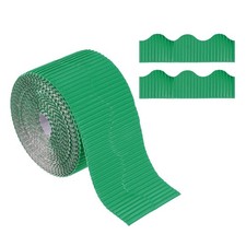 3.9inch x 49.2ft Bulletin Board Border Scalloped Trim Classroom Decor Dark Green
