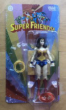 McFarlane Toys DC Retro Super Friends WONDER WOMAN 6 Figure NEW RED PLATINUM
