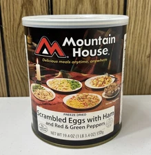 Mountain House Freeze-Dried Scrambled Egg & Ham Survival Food Expires 2037