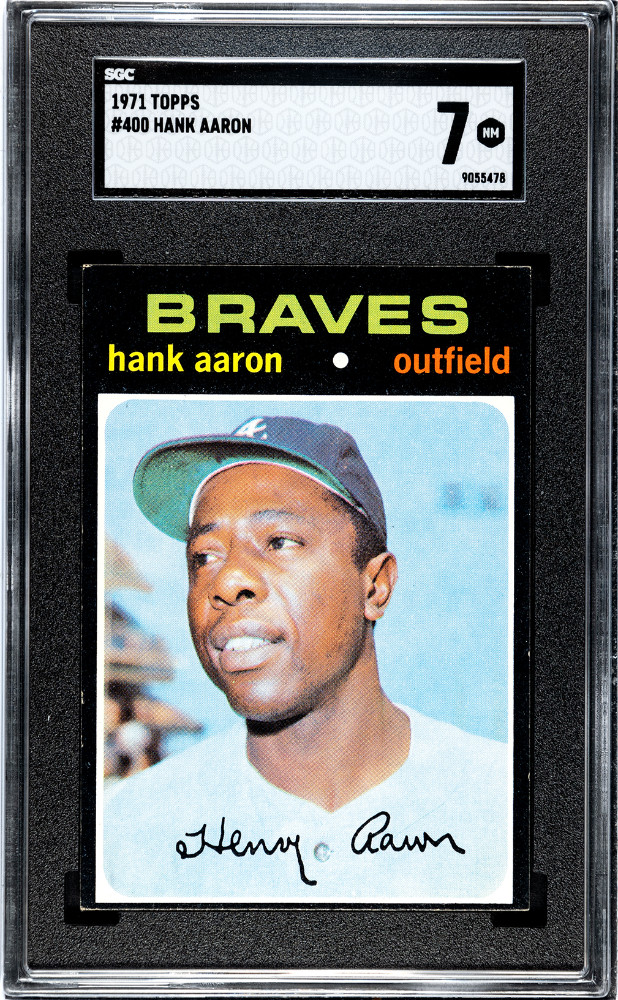 1971 Topps Hank Aaron #400 SGC 7