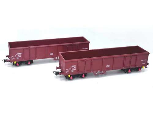 B-Models 47166 Güterwagenset offene Güterwagen Eaos-X Lineas 2x Spur H0 | Condition: Neu