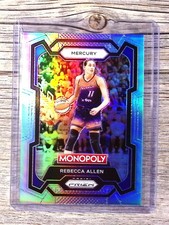 2024 Panini Prizm Monopoly WNBA #18 Rebecca Allen Light Blue Prizms #/199