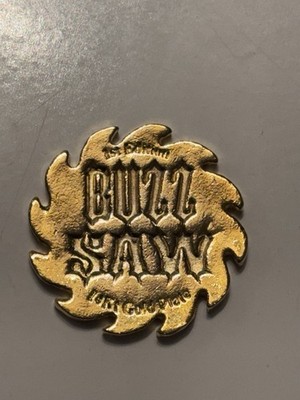 Very Rare 1st Edition 14 Kat Gold Plated Buzz Saw Pogs Finger Grip Slammer GRAIL