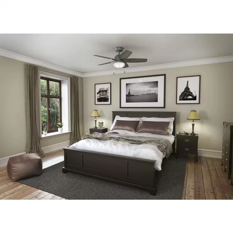 Antero 44 In. Hunter Express Indoor Matte Silver Ceiling Fan with Light Kit Incl - Image 4 of 4