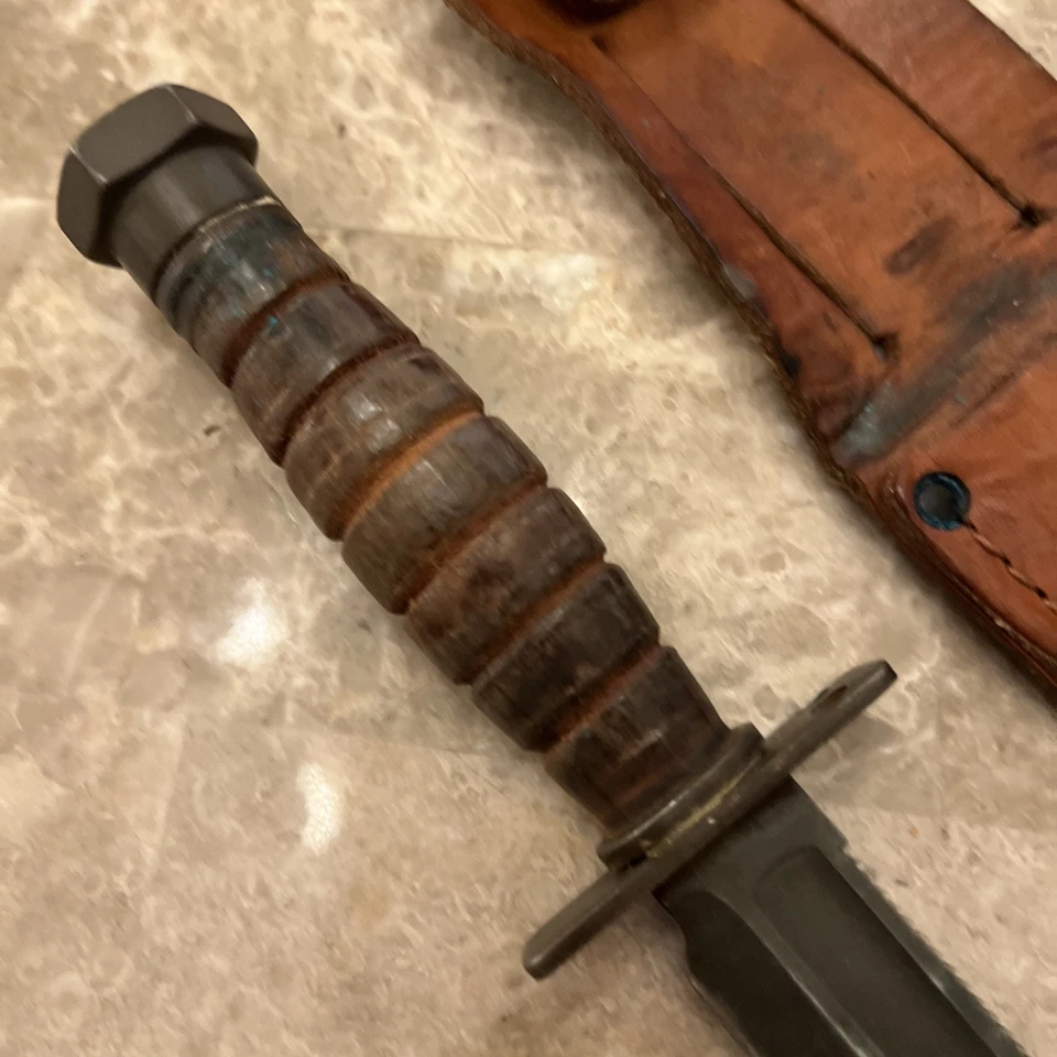 美国空军飞行员生存刀安大略省 2 - 80 破损鞘 — 第 3/4 张图片