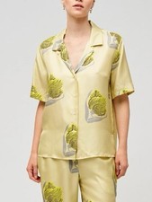 Oroton 100% Silk Shirt Size 12 Like New