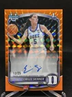 2025-26 Bowman Emilee Skinner Orange Geometric ON CARD Auto /25 Duke