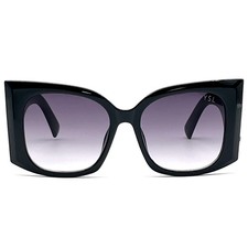 YSL Sa nt Laur nt P r s 23015 Sunglasses Black Frame Gray Gradient Lenses 54-19-