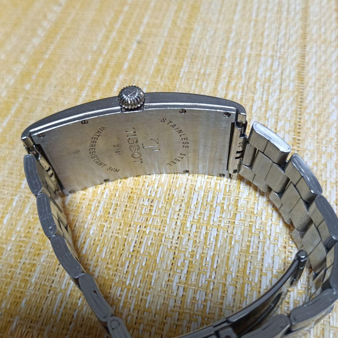 TISSOT Rectangular Quartz Watch Stainless Steel S… - image 3