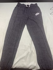 Nike Vintage Gym Capri Women Jogger Pants Size Small Black CJ1824-010