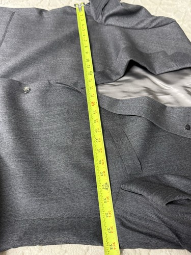 3 Piece Hart Schaffner Marx Suit 56R Chicago Fit Dark Gray Dillards Garment Bag - Picture 14 of 24