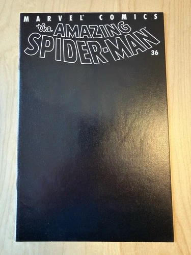 AMAZING SPIDER-MAN #36 (2001) – 9/11 Tribute Issue – Black Cover – Marvel Comics
