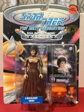 Star Trek TNG Canadian LWAXANA TROI with Space Cap Playmates Figure #000274