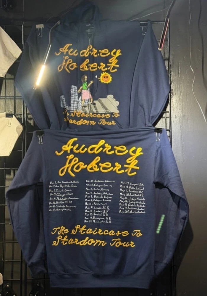 Audrey Hobert The Staircase to Stardom Tour 2025 2026 Merch Zip