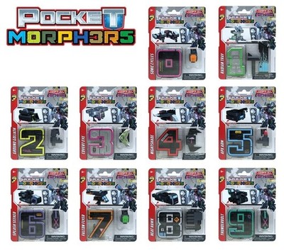 Pocket Morphers Series 3 Digitron Transforming Robot Figure Choose Number New