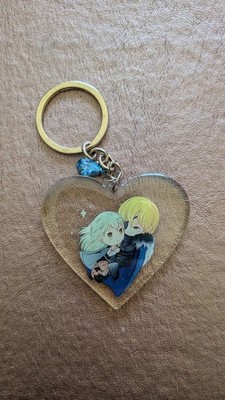 Unofficial Fanmade Fire Emblem Three Houses Dimitri Byleth Dimileth Keychain