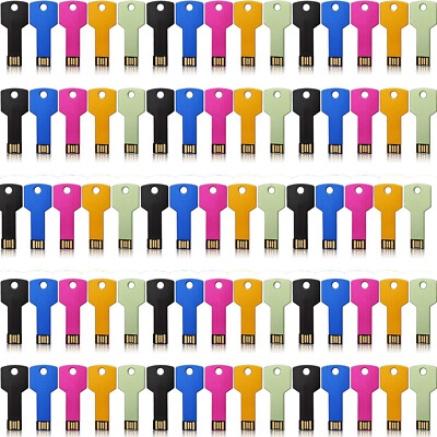 Wholesale 5/10/100pcs 16GB Metal Key Model USB 2.0 USB Flash Drive Memory Sticks