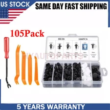 Car set Body Bumper Rivet Retainer Trim Molding Push Pin Clip Assortments Fit