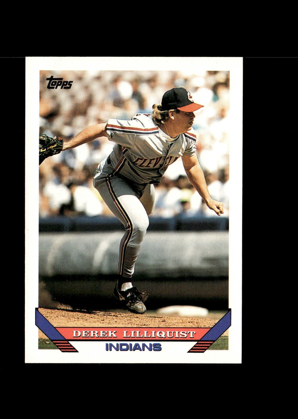 Derek Lilliquist : 1993 Topps MLB Baseball Card #31 : Cleveland Indians