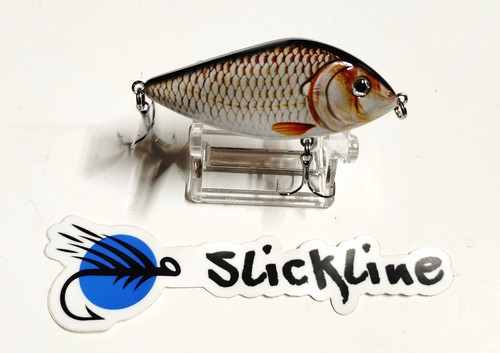 SLICKLINE 75mm 1/2 oz Shallow Diving Rattling Crankbait Fishing Lure 12 COLORS - Picture 57 of 75