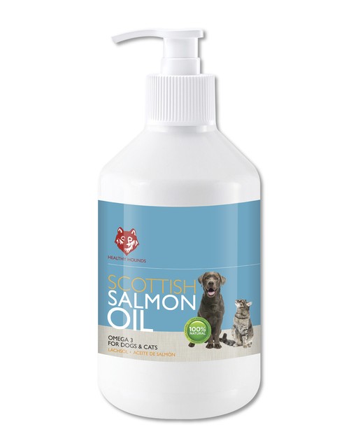 HEALTHY HOUNDS SCOTTISH SALMON OIL OMEGA 3 for dogs 500ml HEALTHY HOUNDS SCOTTISH SALMON OIL OMEGA 3 for dogs 500ml