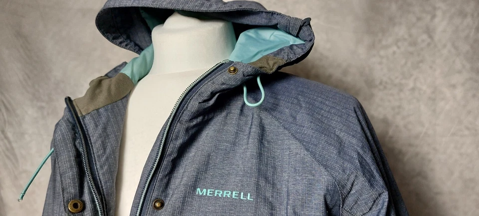 MERRELL "Opti Shell" Grey Hooded Jacket Size Adults Medium - Image 4 of 4