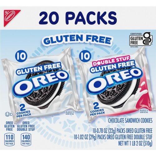 Gluten Free Original & Double Stuf Chocolate Sandwich Cookies Variety Pack, Glut - Picture 22 of 24