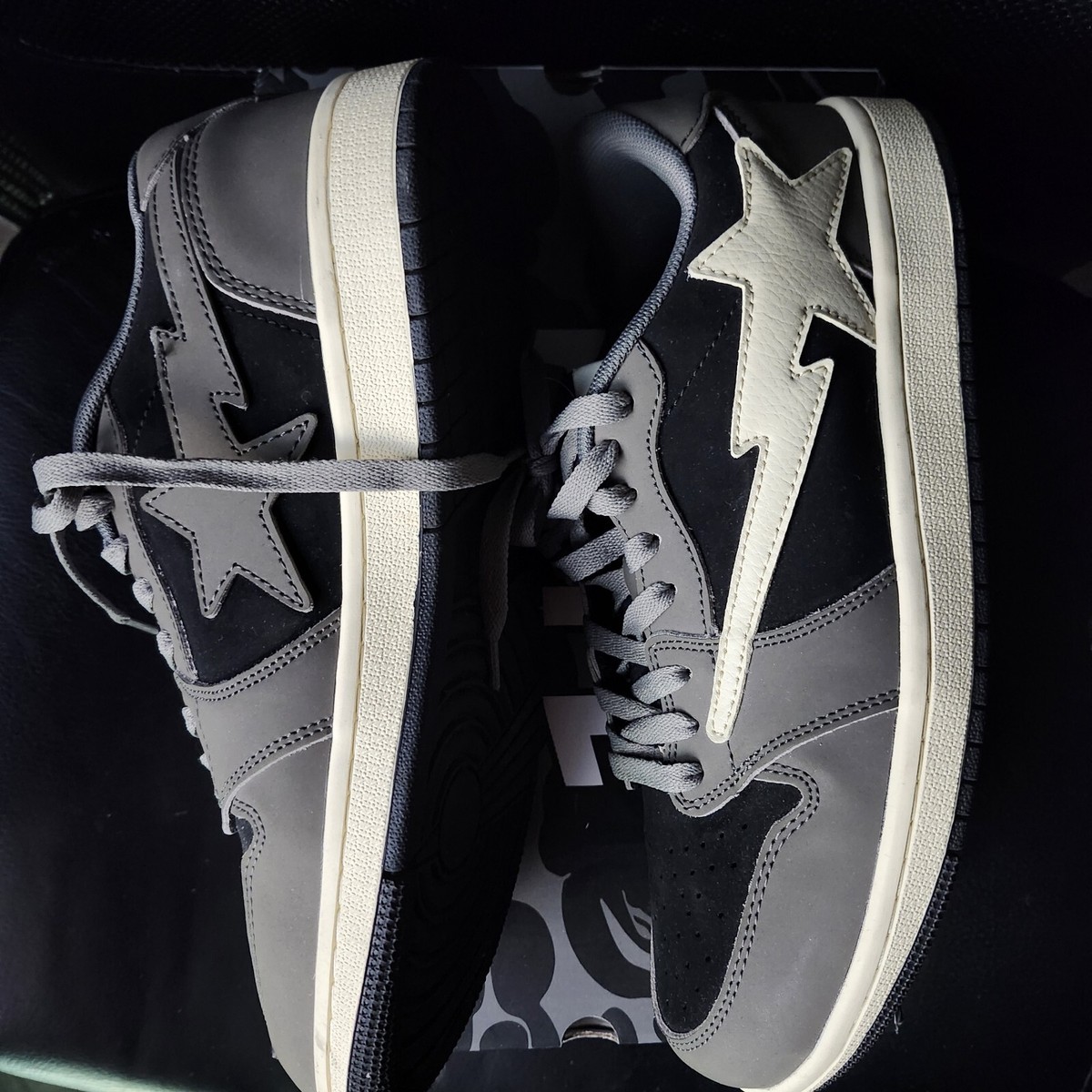 Indigo Studios LA Phantom Gray Bapesta x Travis Scott Inspired