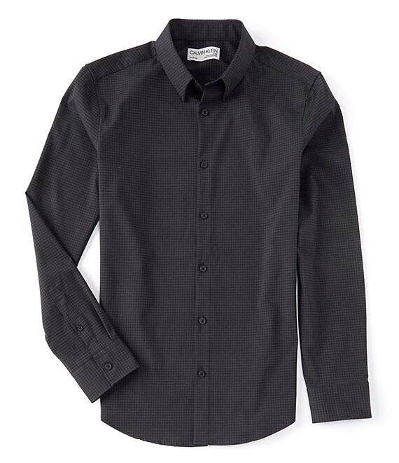 calvin klein move 365 dress shirt Calvin Klein Men's Kinetic Stretch Spread Collar Dress Shirt - Oat
