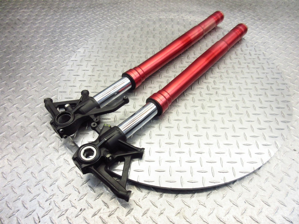 marurun728ページ 2007 07-08 Kawasaki ZX600P ZX6R Ninja Front Fork Tubes Bent