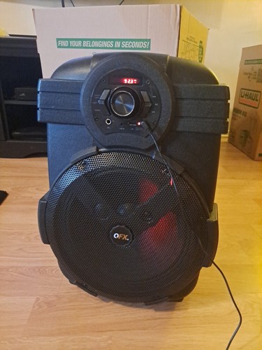 qfx PBX-12P portable battery speaker