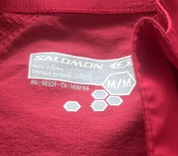 Salomon Giacca Rossa Media Leggera Corsa