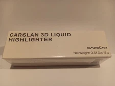 Carslan 3D Liquid Highlighter Makeup, 0.53 Ounce - 01 Silver Crystal New