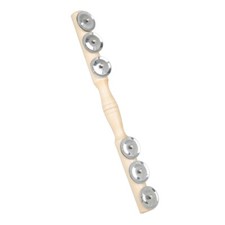 Hand Bells Rattle Shaker Handheld Tambourine Preschool Educational Musical Toy