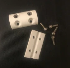 Plastics Shaft Coupling, 5-5, Isolation, For Nema 17 Motors, 3D Printed